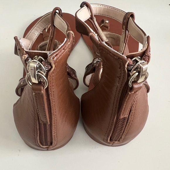 Brown and Snakeskin Sandals - Picture 4 of 4